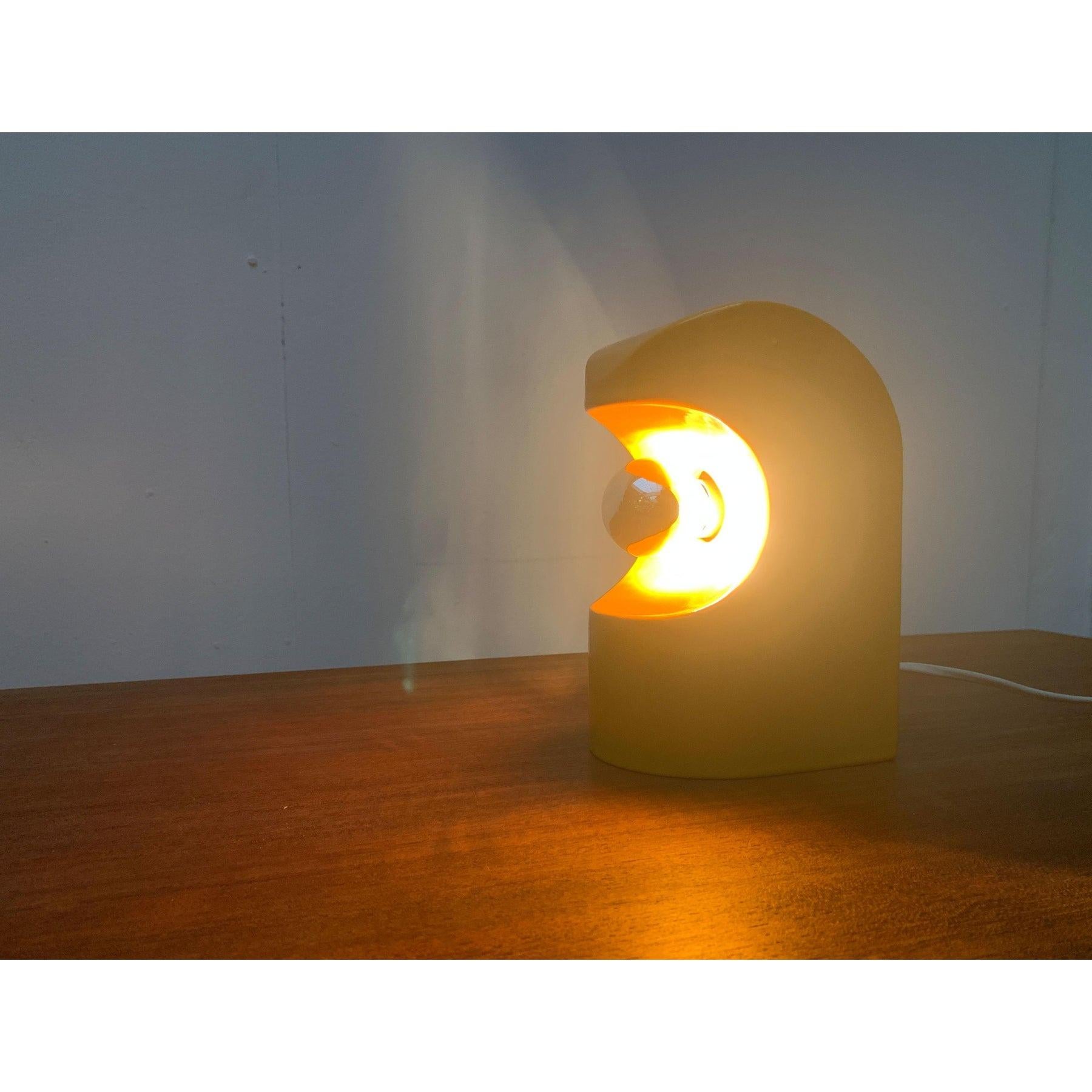 Lampe de table vintage en céramique de l'ère spatiale Excellent état - En vente à Hamburg, DE