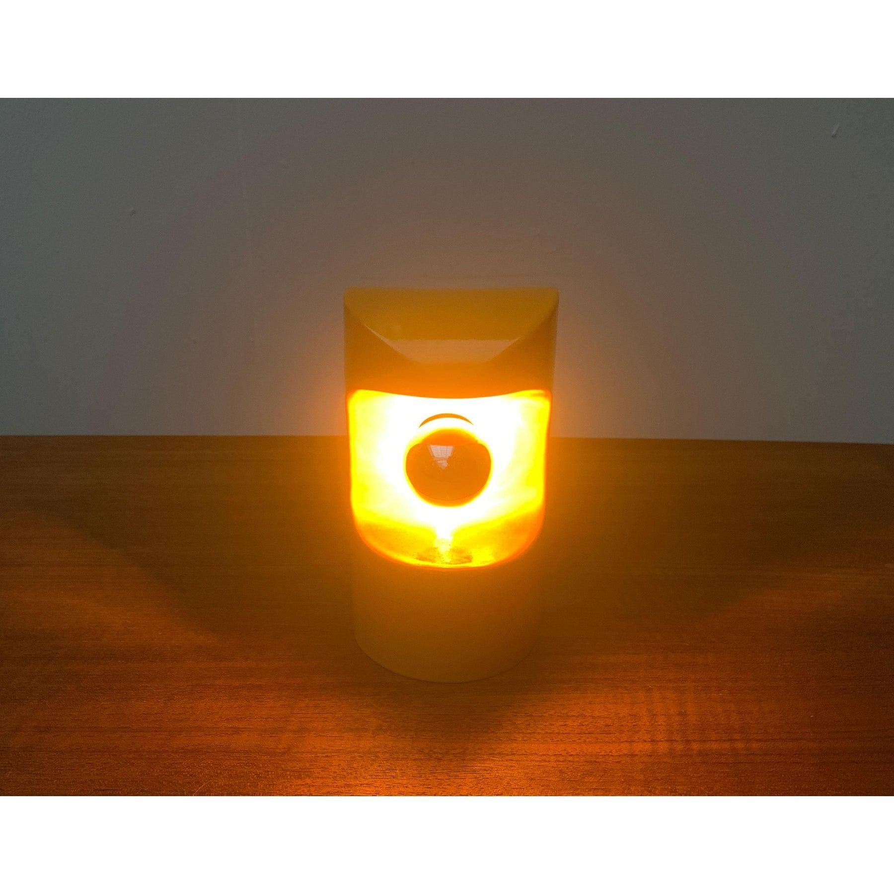 Céramique Lampe de table vintage en céramique de l'ère spatiale en vente
