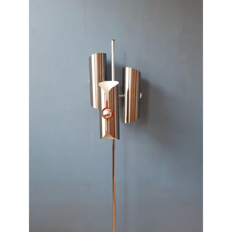 Vintage Space Age Floor Lamp by Polam, 'Not RAAK' In Excellent Condition In ROTTERDAM, ZH