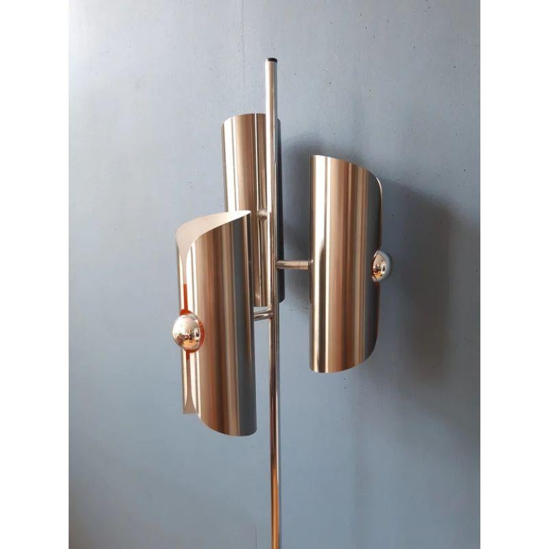 Late 20th Century Vintage Space Age Floor Lamp by Polam, 'Not RAAK'