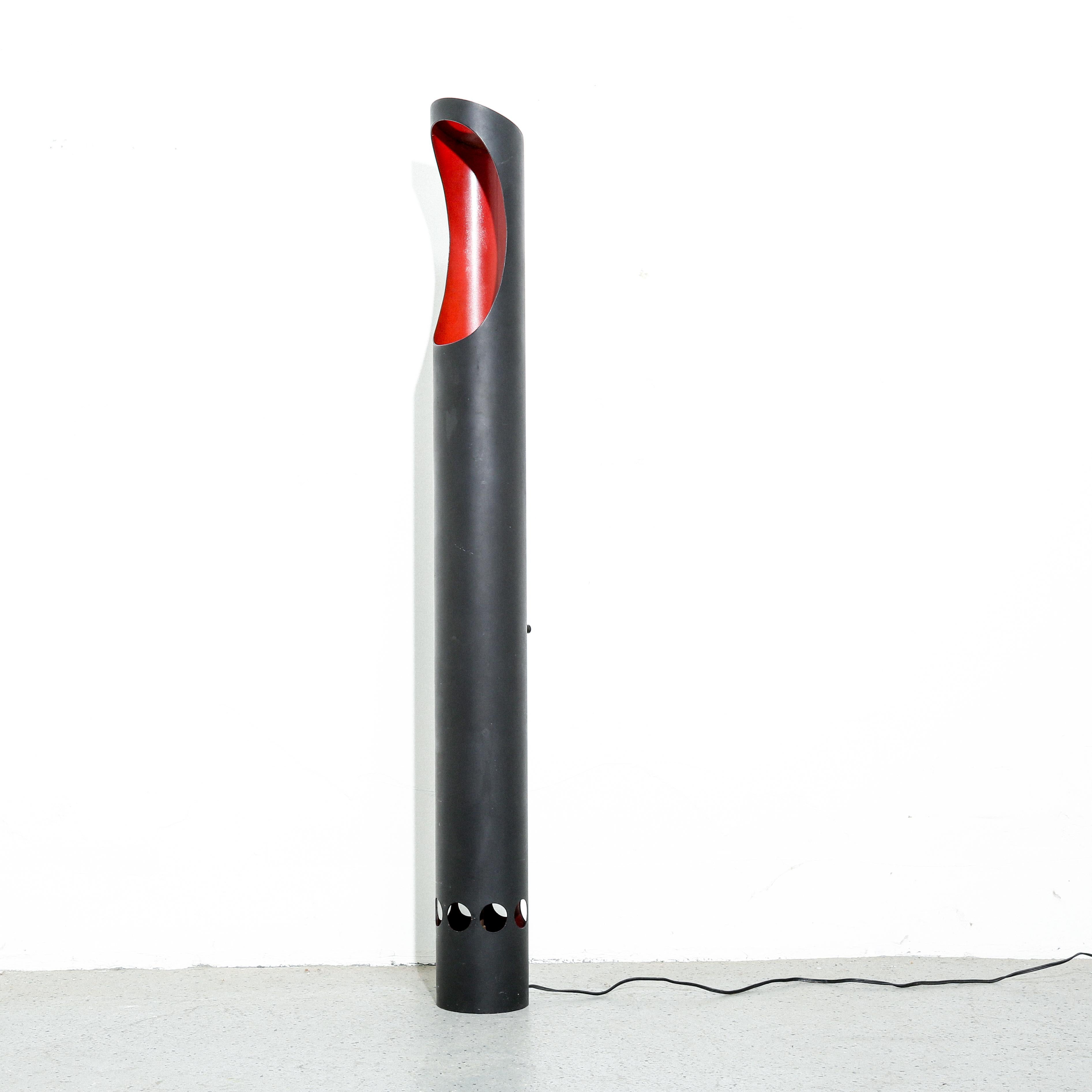 Metal Vintage Space Age Floor Lamp For Sale