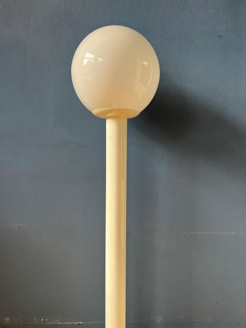 Vintage-Stehlampe oder Tischlampe aus dem Space Age mit Glasschirm, Retro 60er-, 1970er-Jahre im Angebot 2