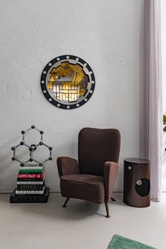 Vintage Space Age Geometric Chandelier by Gaetano Sciolari, 13 Lights, Aluminium