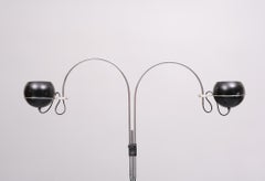 Lampada da terra vintage a doppio arco Gepo, metà del secolo scorso