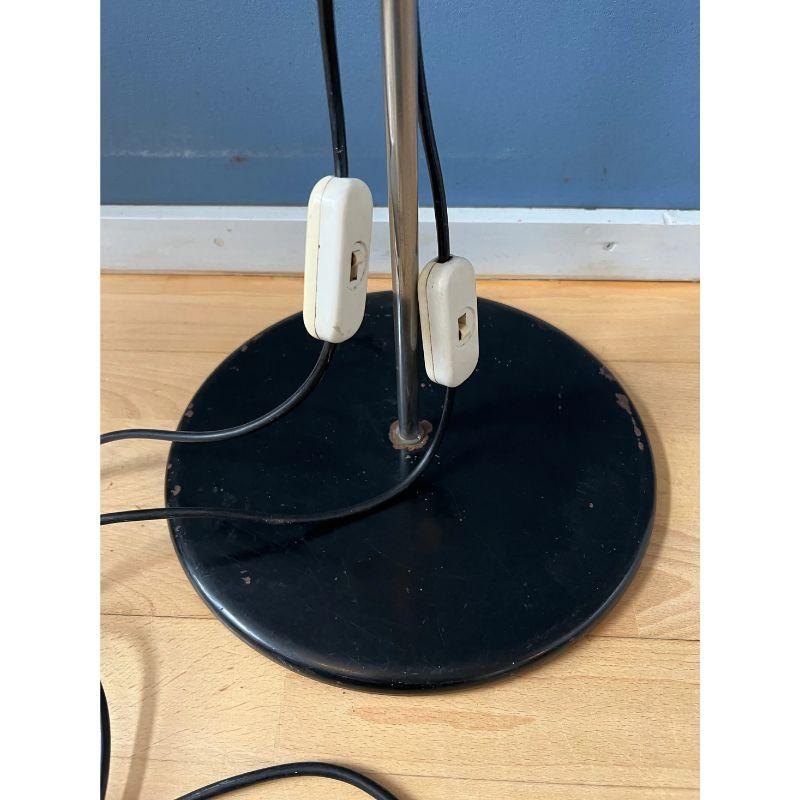 Vintage Space Age Gepo Double Arc Eyeball Floor Lamp, Mid-Century In Good Condition In ROTTERDAM, ZH