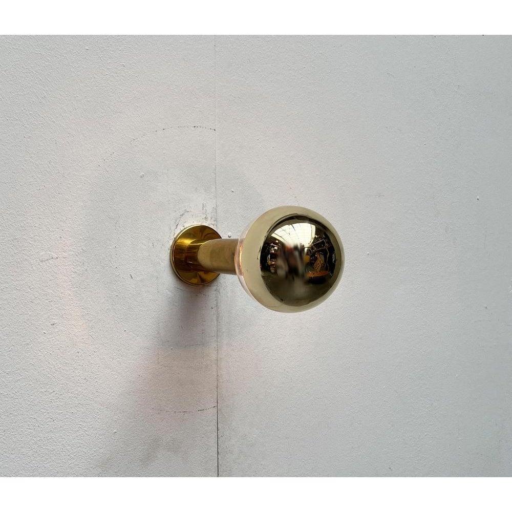 Vintage Space Age German Brass Ceiling Lamp by Motoko Ishii, 1970s For Sale 7