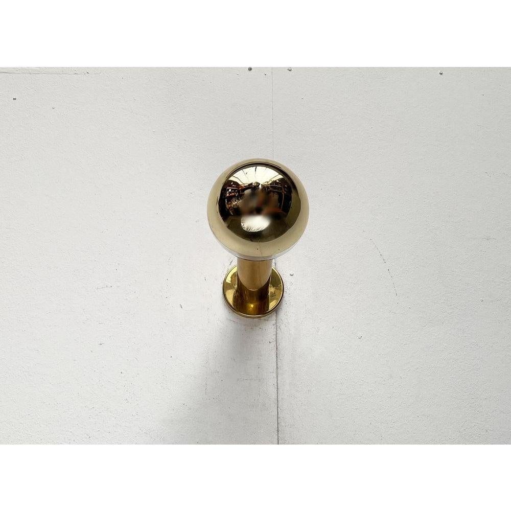 Vintage Space Age German Brass Ceiling Lamp by Motoko Ishii, 1970s For Sale 3