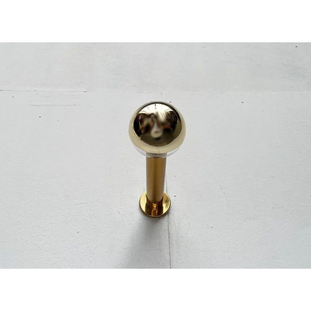 Vintage Space Age German Brass Ceiling Lamp by Motoko Ishii for Staff, 1970s For Sale 3