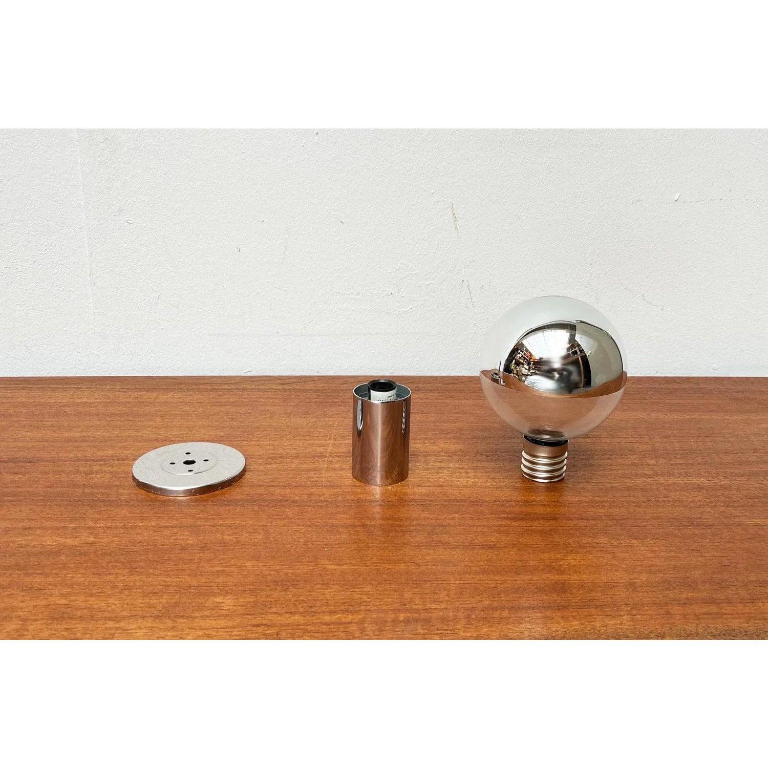 Deutsche Deckenleuchte aus Chrom und Glas aus dem Space Age von Motoko Ishii, 1970er Jahre im Angebot 6
