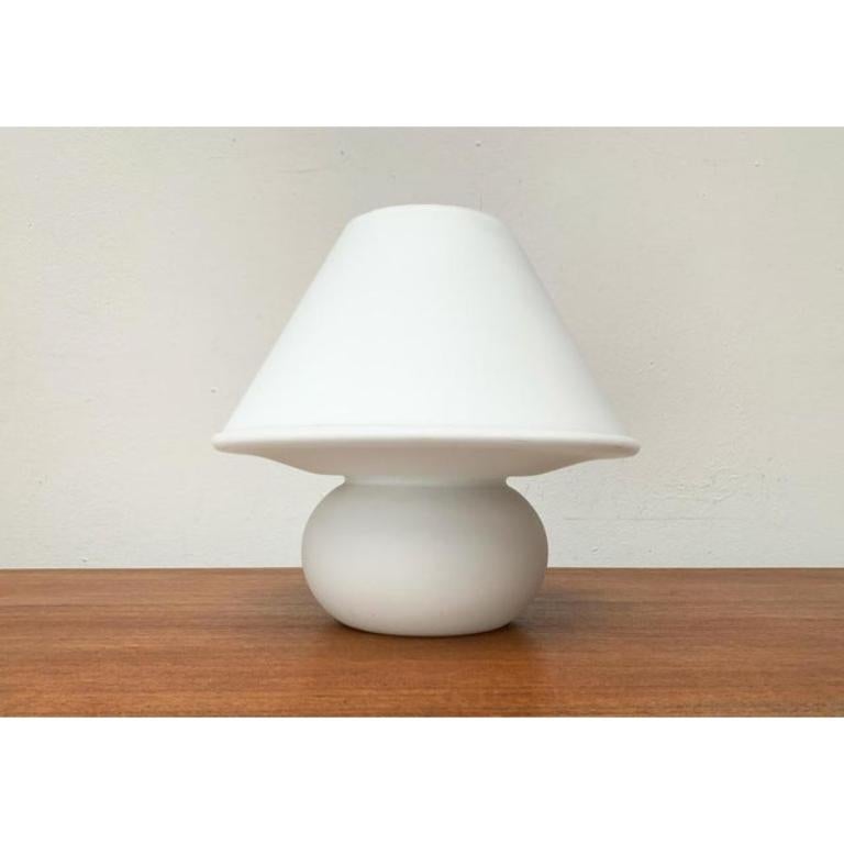 Lampe de bureau allemande vintage en verre de l'ère spatiale, Limburg, 1970 en vente 3