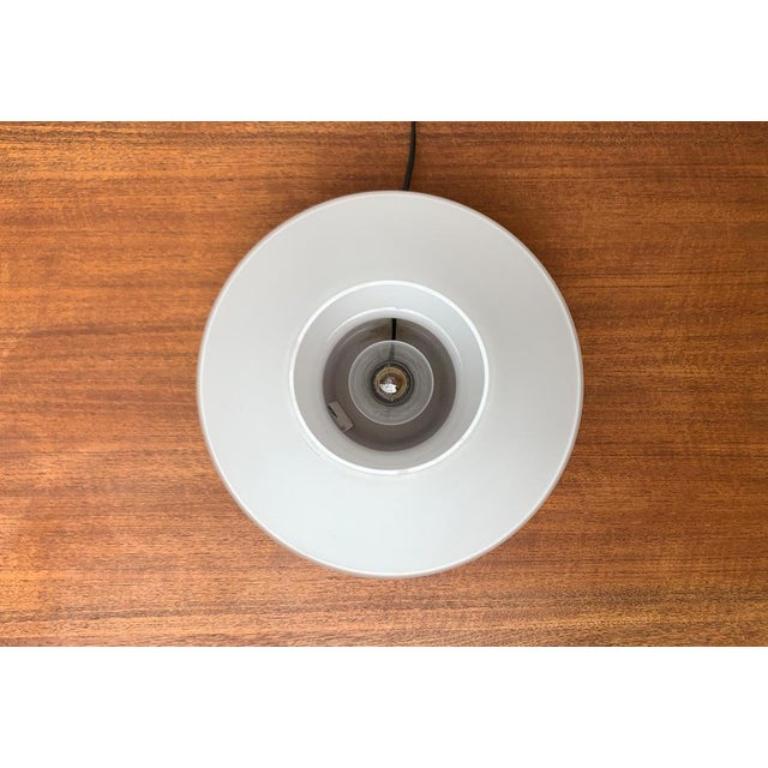 Mid-Century Modern Lampe de bureau allemande vintage en verre de l'ère spatiale, Limburg, 1970 en vente