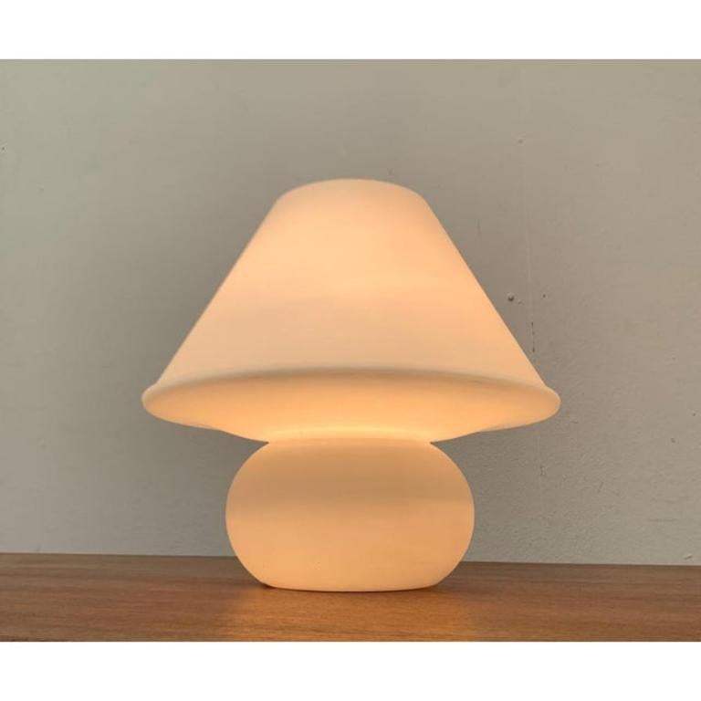 Lampe de bureau allemande vintage en verre de l'ère spatiale, Limburg, 1970 Bon état - En vente à Hamburg, DE