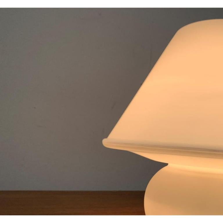Lampe de bureau allemande vintage en verre de l'ère spatiale, Limburg, 1970 en vente 2