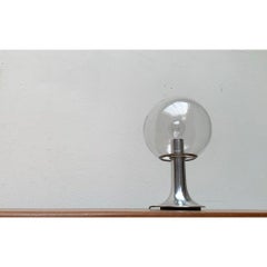 Vintage Space Age Globe Table Lamp, 1970s