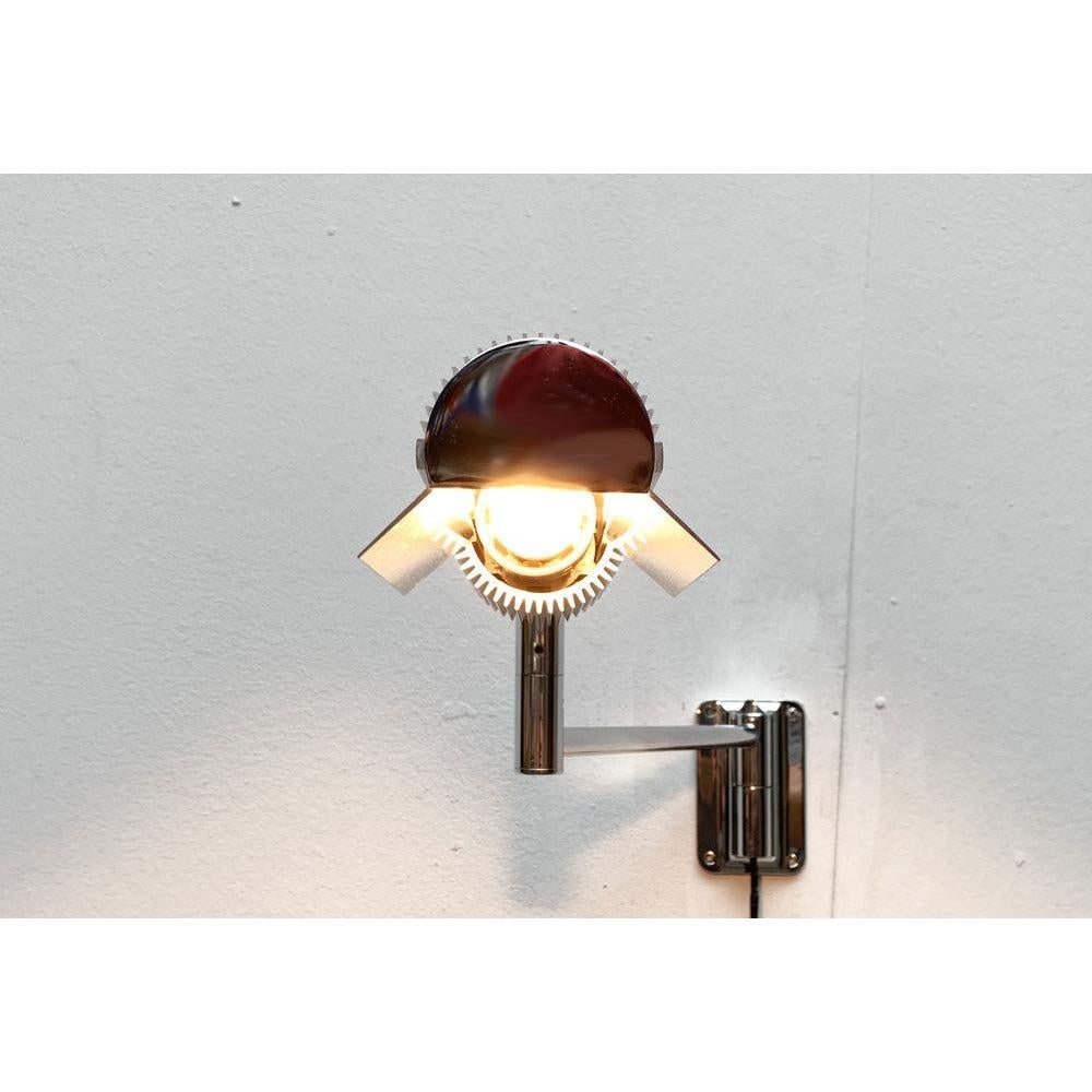 Industrial Vintage Space Age Haloprofil Wall Lamp by V. Frauenknecht, 1970s For Sale