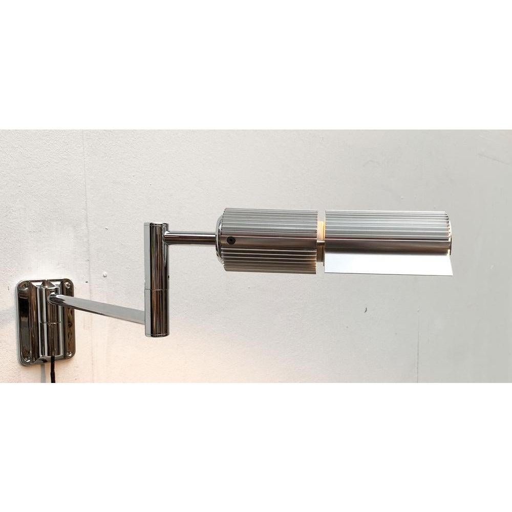 Vintage Space Age Haloprofil Wall Lamp by V. Frauenknecht, 1970s In Good Condition For Sale In Hamburg, DE