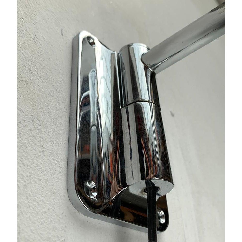 Metal Vintage Space Age Haloprofil Wall Lamp by V. Frauenknecht, 1970s For Sale