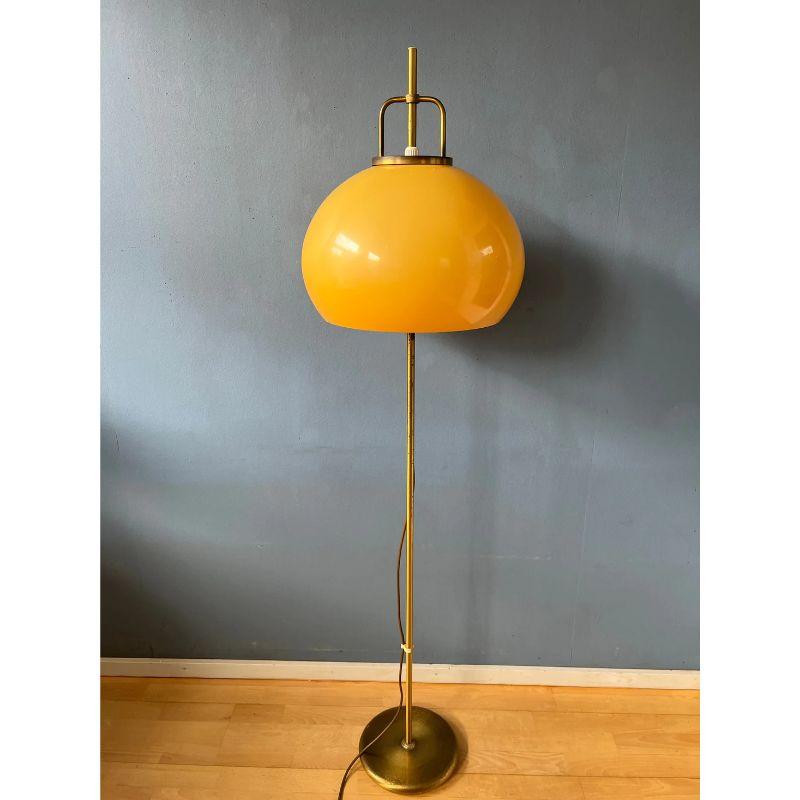 Italian Vintage Space Age Light Guzzini Lucerna Floor Lamp, Mid Century 70s