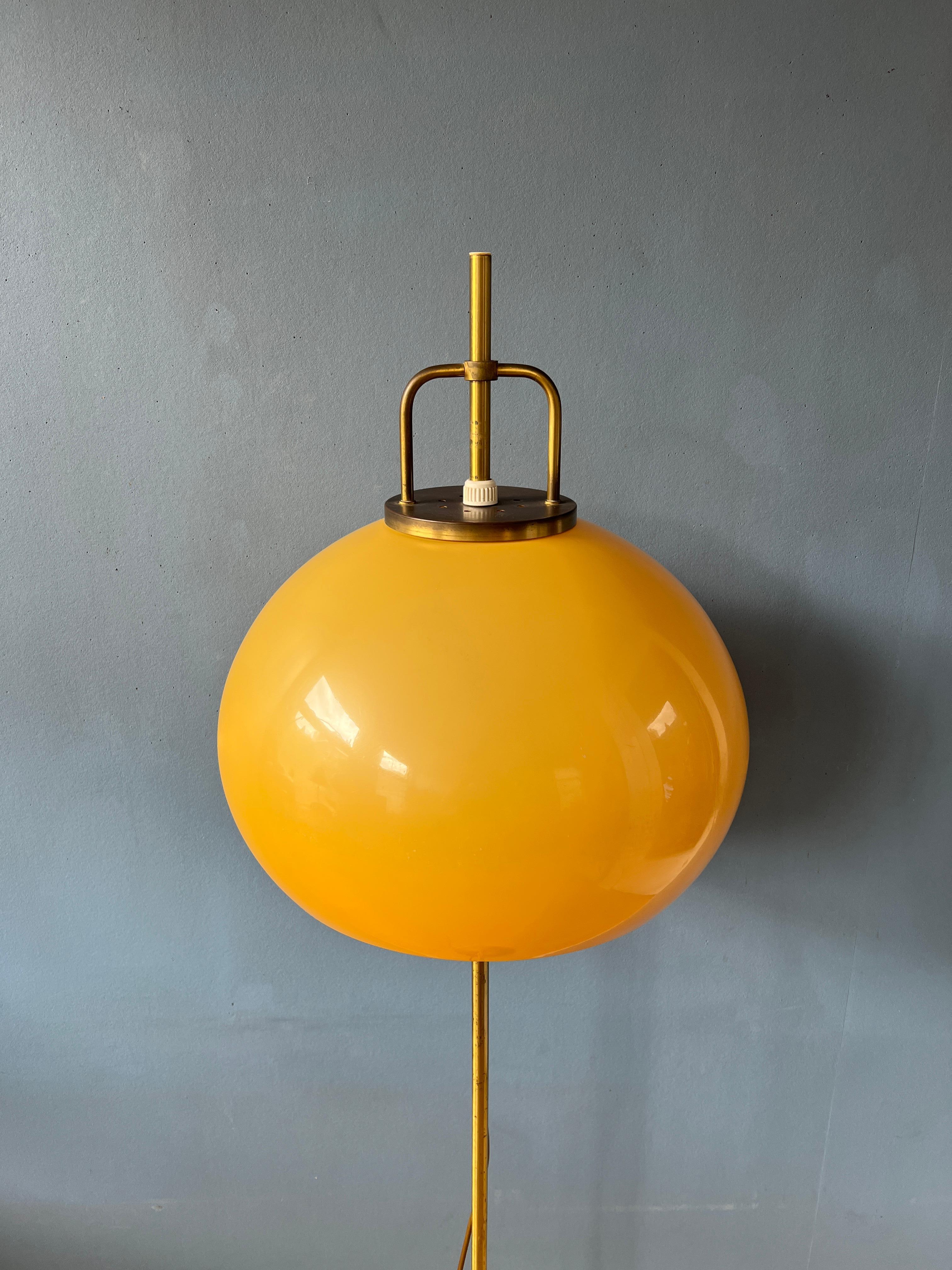 Vintage Space Age Light Guzzini Lucerna Floor Lamp, Mid Century 70s 1