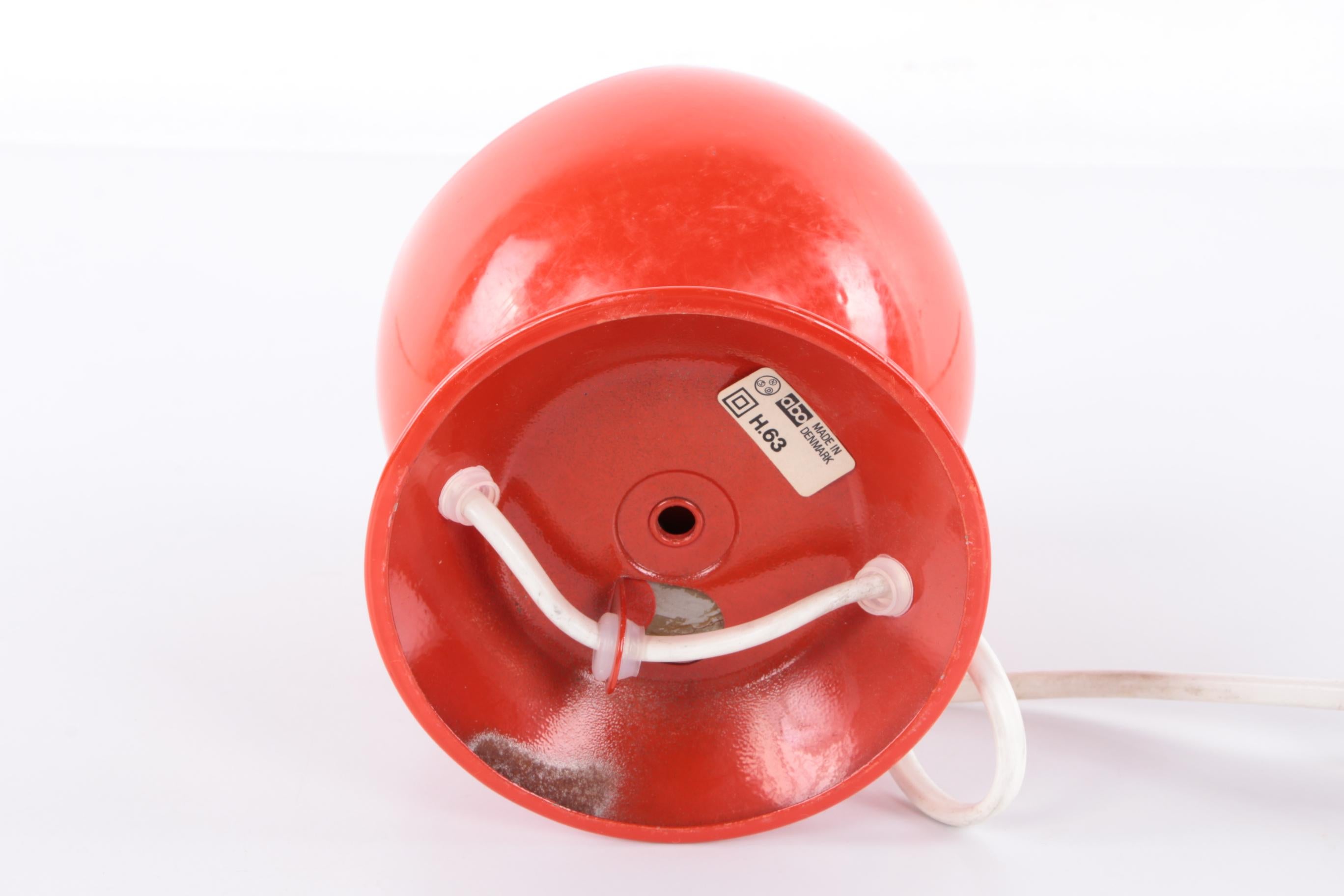 Vintage Space Age Magnet Ball Lamp Designed by Benny Frandsen, Denmark 1