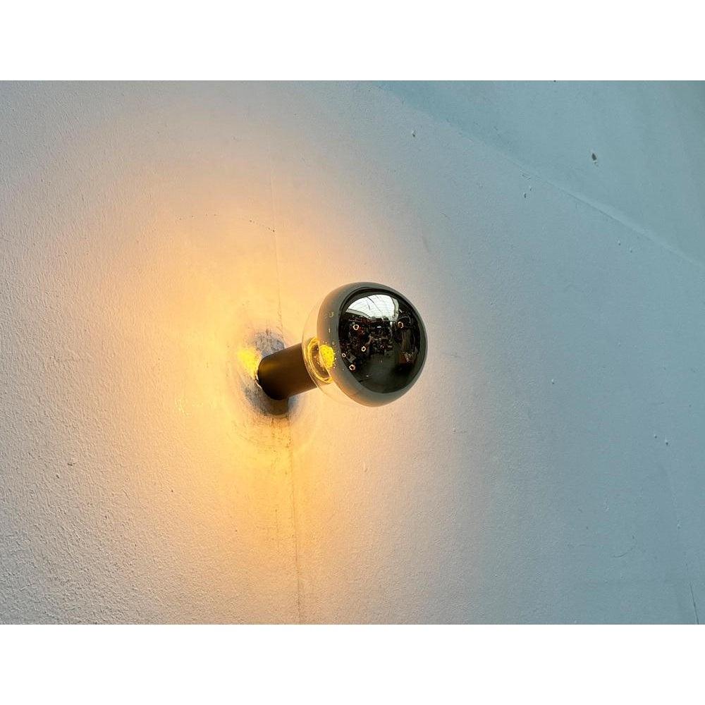 20th Century Vintage Space Age Metal and Glass Ceiling Lamp by Motoko Ishii for Staff, 1970s For Sale