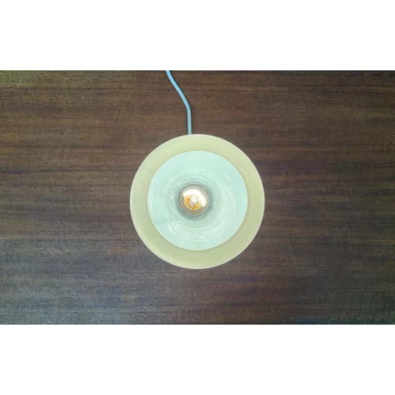 Vintage Space Age Minimalist Glass Table Lamp by Jean Paul for Philips, 1970s For Sale 5