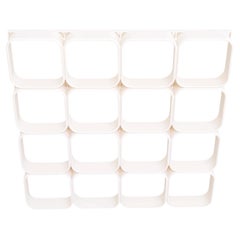 vintage space age molded plastic wall or ceiling panelling