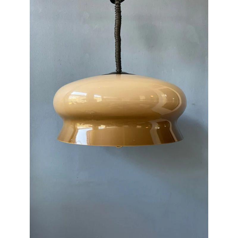 Mid-Century Modern Lampe  suspension champignon vintage de l're spatiale par Herda, mi-sicle moderne en vente