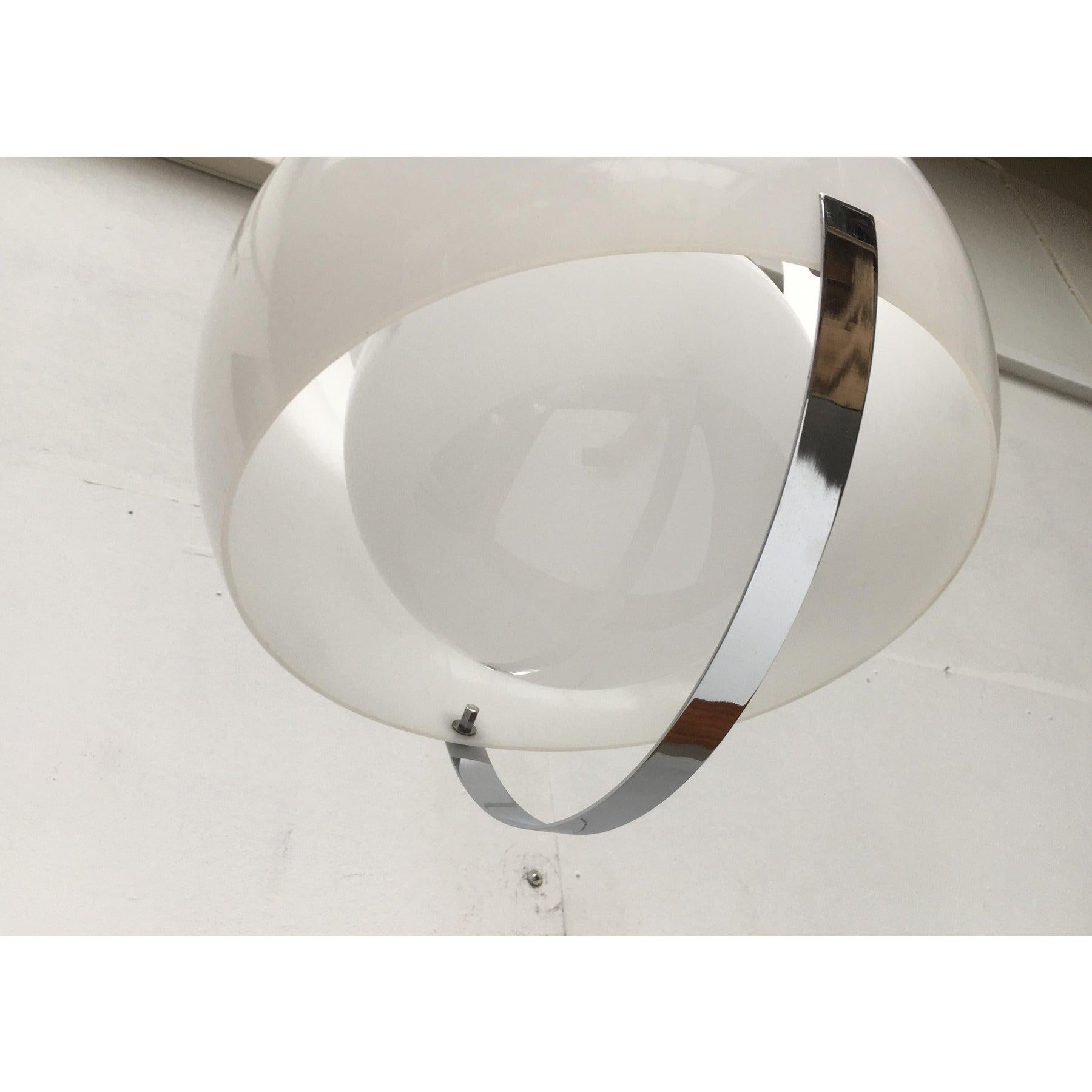 Mid-Century Modern Lampe suspendue de l'ère spatiale, années 1970 en vente