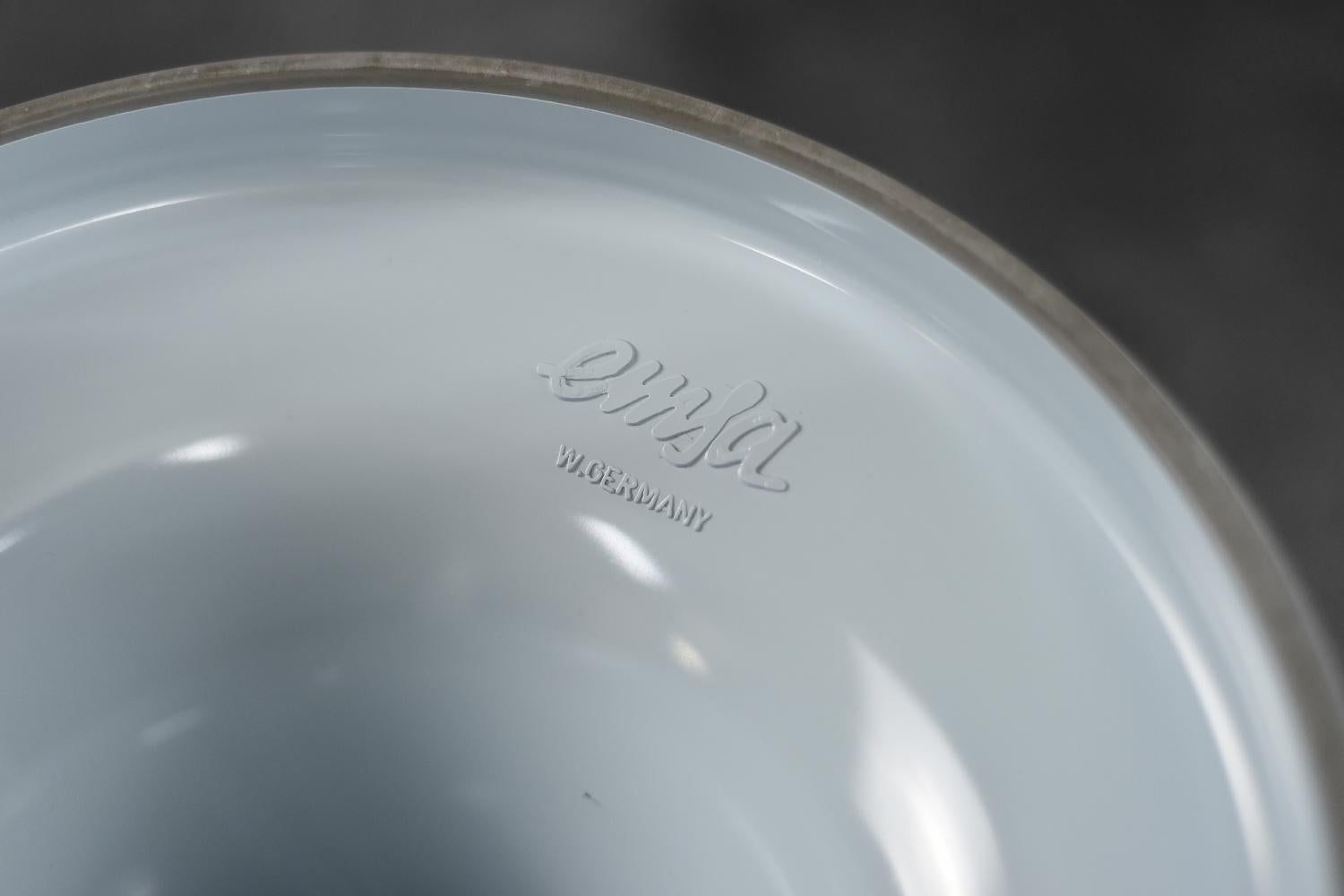 Taburete Vintage Space Age de plástico de Emsa, Alemania Occidental, años 60 mediados del siglo XX en venta