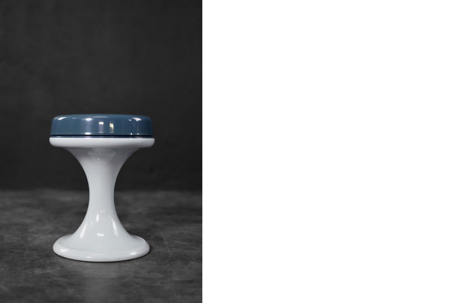 Taburete Vintage Space Age de plástico de Emsa, Alemania Occidental, años 60 en venta 1