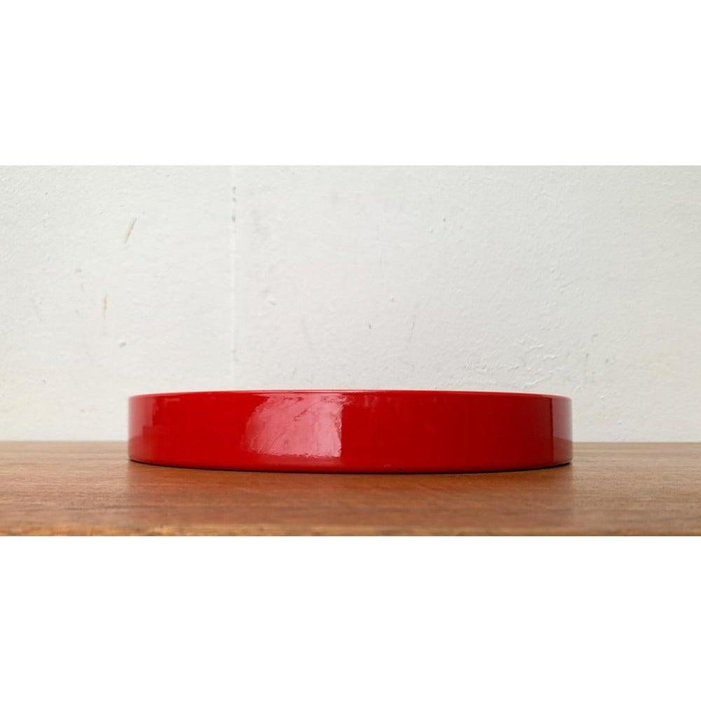 Vintage A Space Age Rotes Tablett von Boltze Design, 1970er Jahre im Angebot 2
