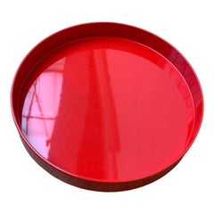 Plateau rouge de Boltze Design, 1970