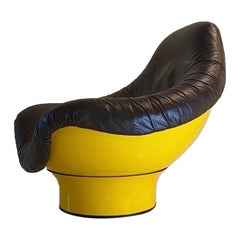 Chaise Vintage Space Age Rodica par Mario Brunu pour Comfort, Italy 1968.