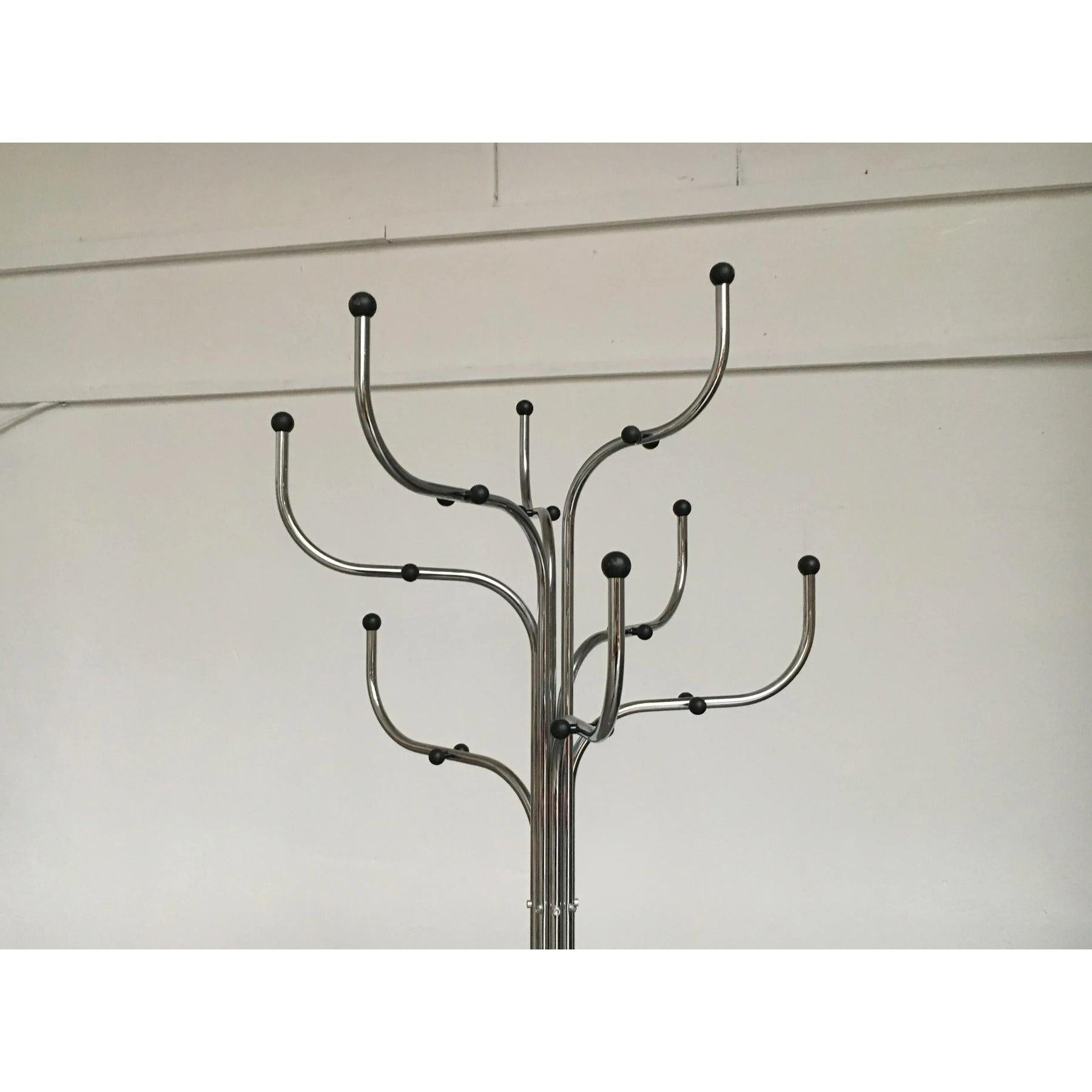 20th Century Vintage Space Age Series 9 Model Coat Tree Coat Stand by Sidse Werner, 1970s For Sale