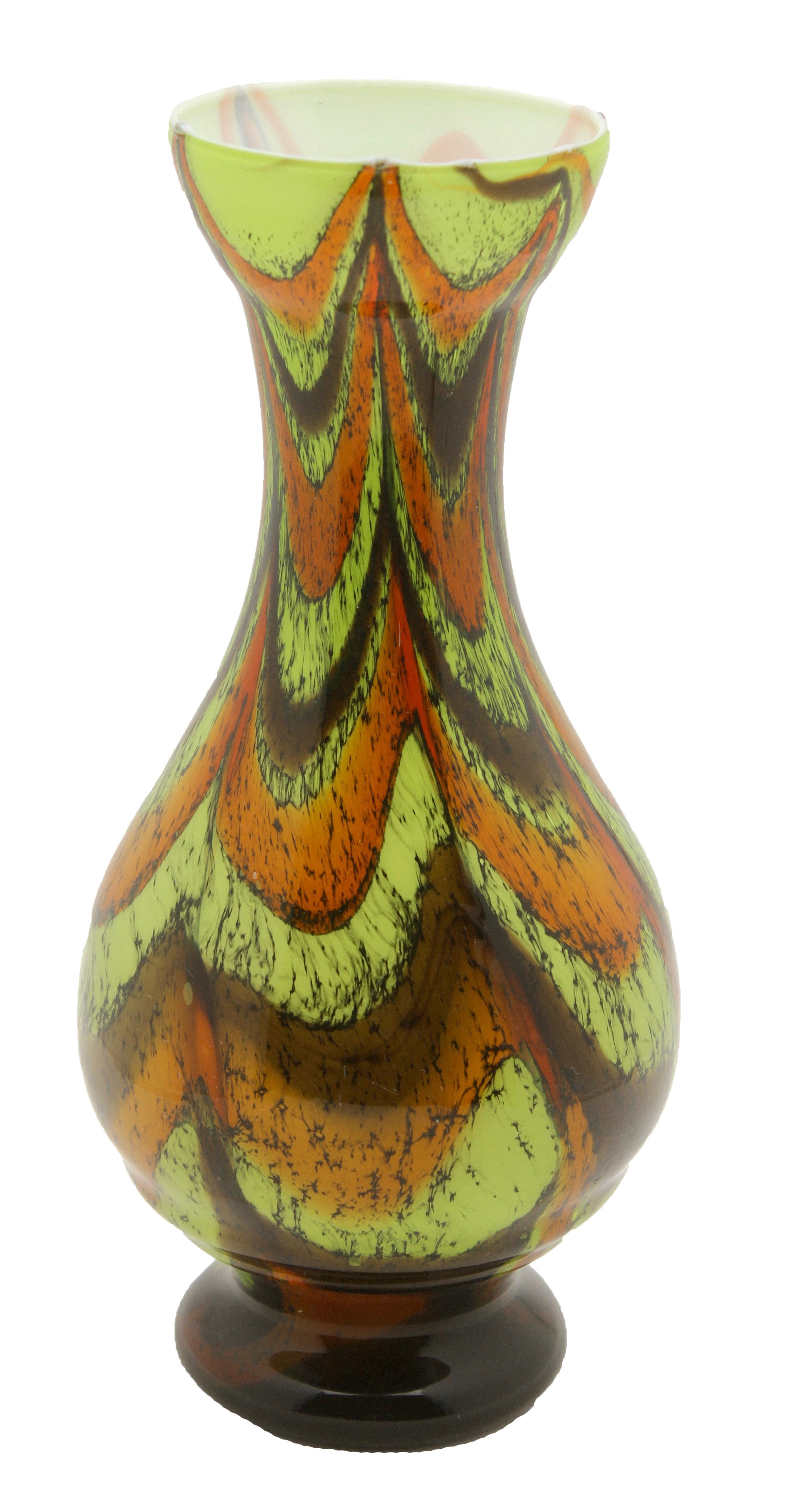 Milieu du XXe siècle Vase Florence vintage en opaline de l'« ère spatiale », 1955 en vente