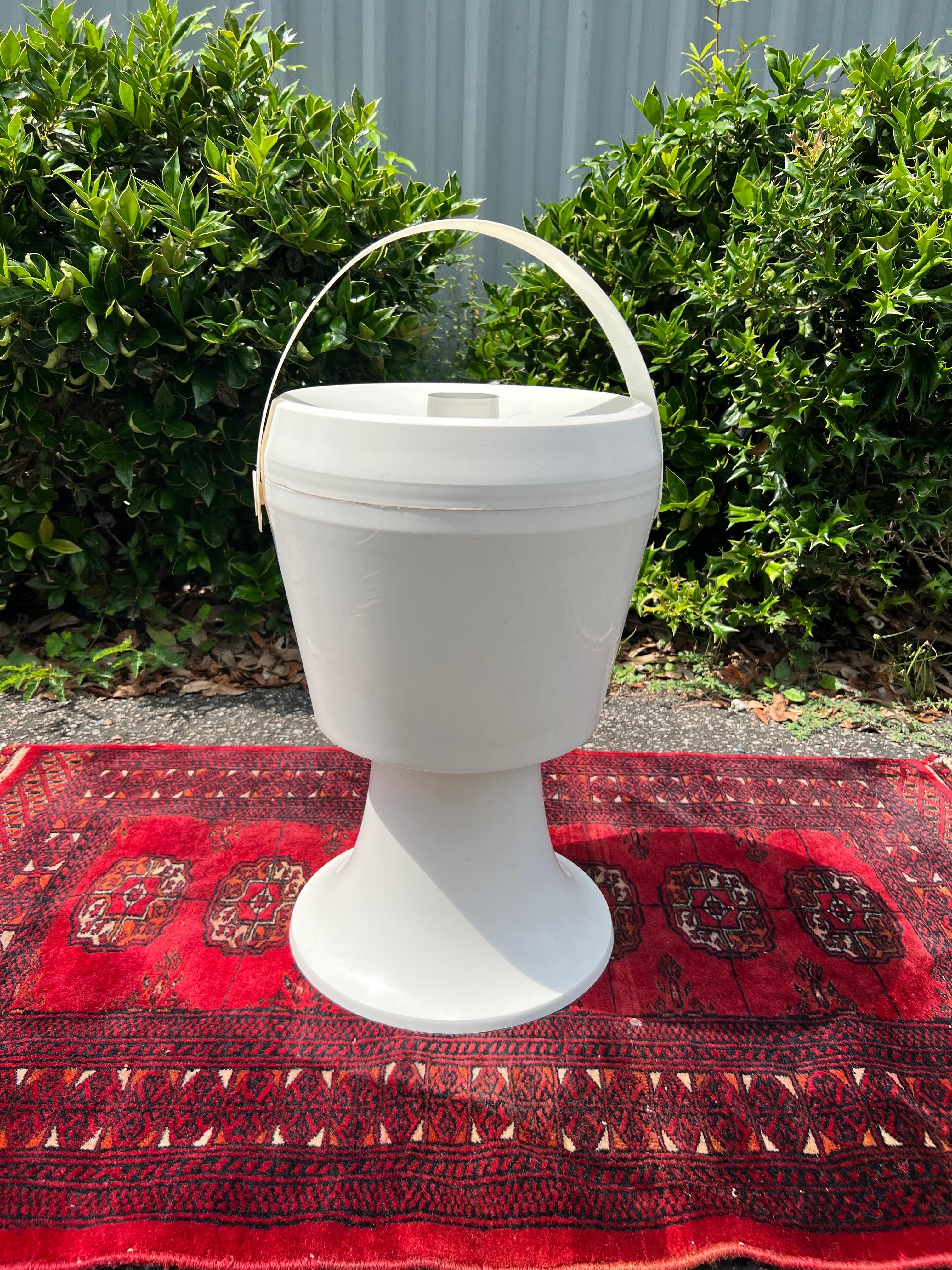 American Vintage Space Age Standing Ice Bucket For Sale