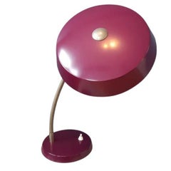 Vintage Space Age Table Lamp in Purple by Philips, Mid-Century Modern