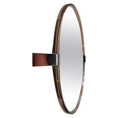 Vintage Space Age Tilting Wall Mirror by Allibert, German 1970s