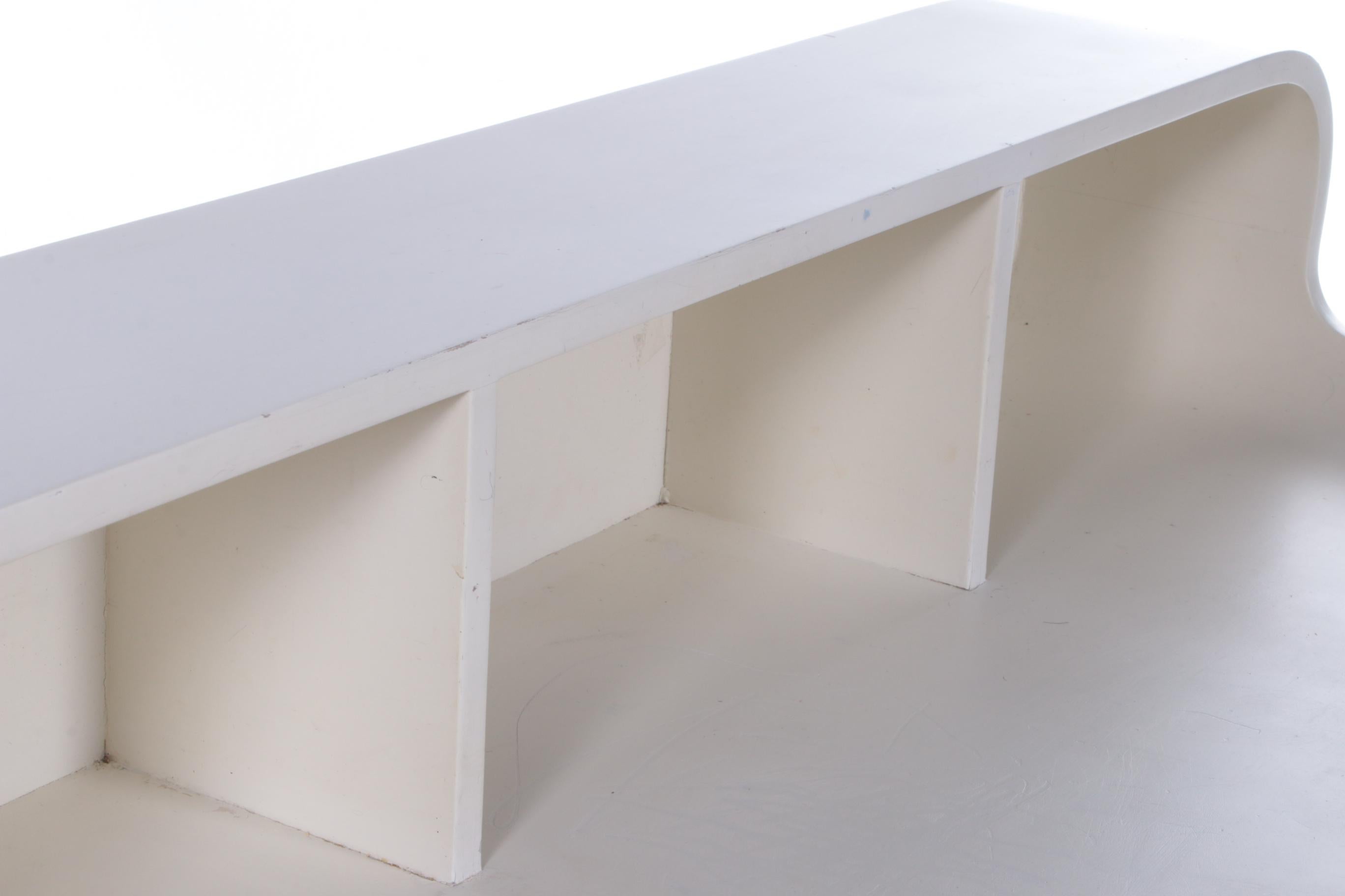 Vintage Space Age Tubular Frame Desk with Adjustable Stool, 1970 4