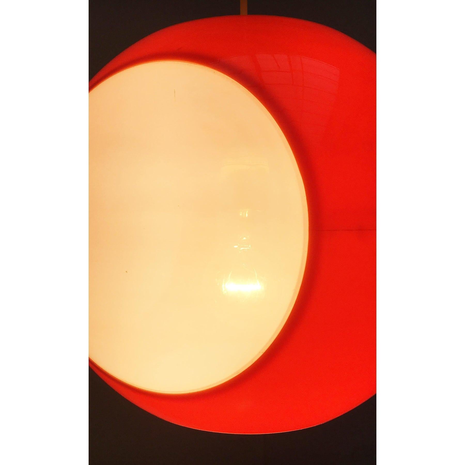 Vintage-Lampe UFO aus dem Space Age, Luigi Colani zugeschrieben, Vintage (Kunststoff) im Angebot