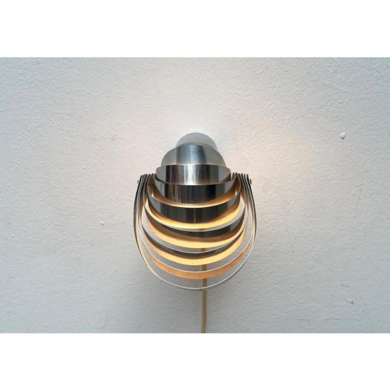 Vintage A Space Age Visier Magnetische Wandleuchte von E. R. Nele für Temde, 1970er Jahre (20. Jahrhundert) im Angebot