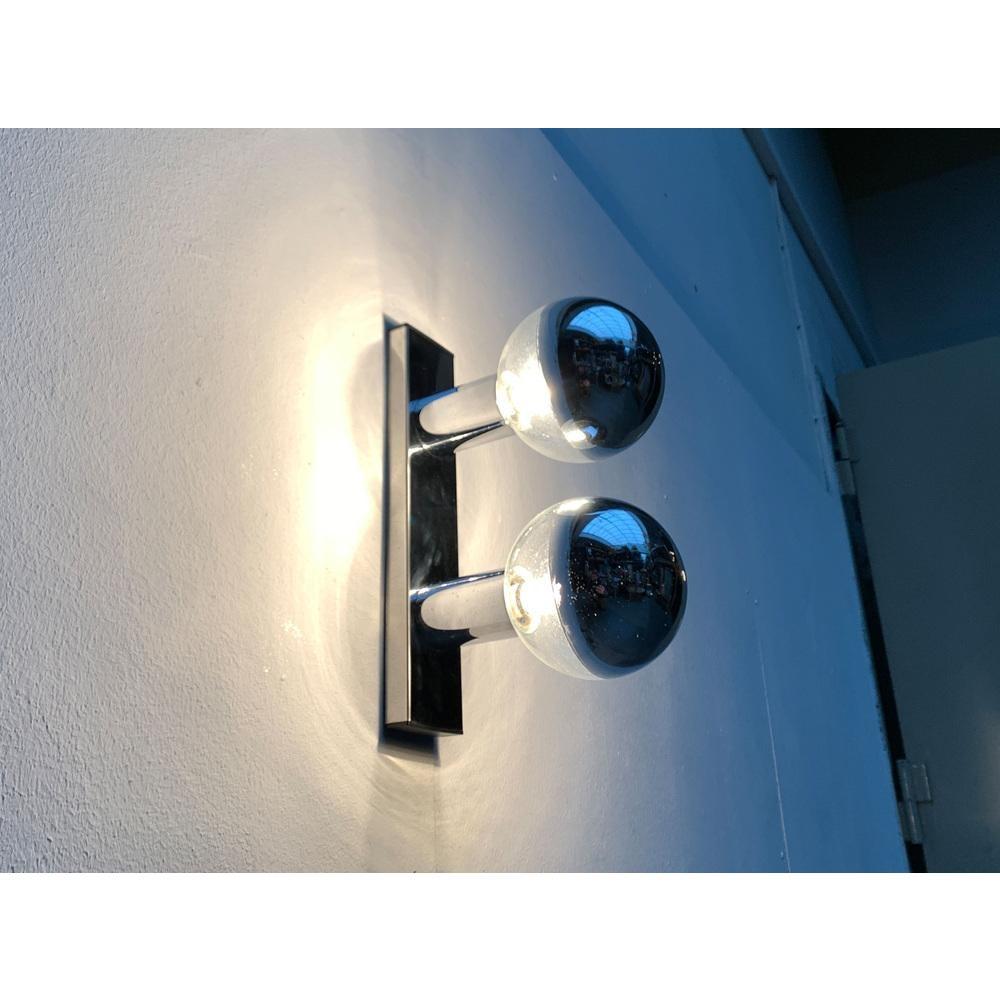 Vintage Space Age Wall Lamp by Motoko Ishii for Staff, 1970s For Sale 1