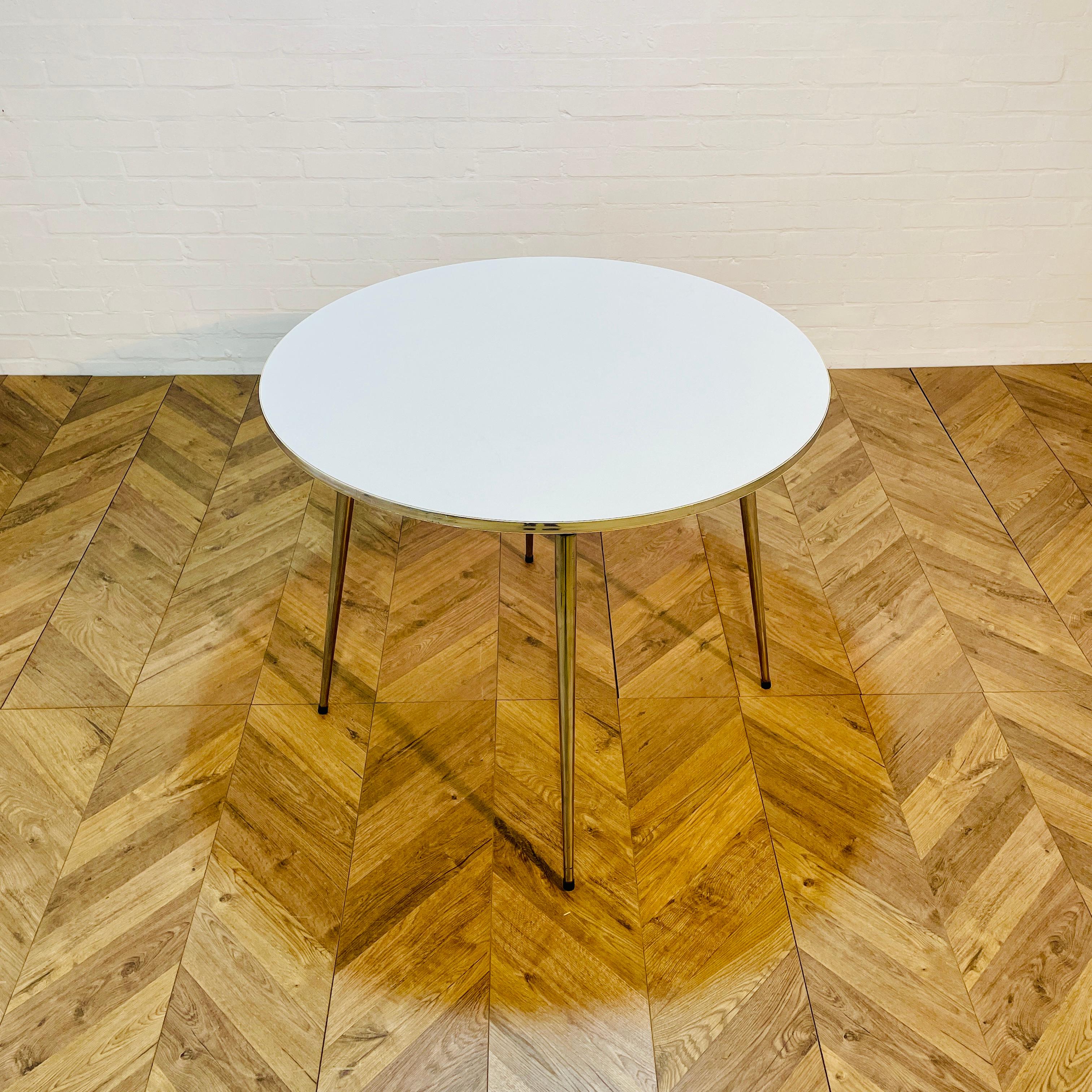 British Vintage Space-Saving Dining Table by Hille International, 1970s For Sale