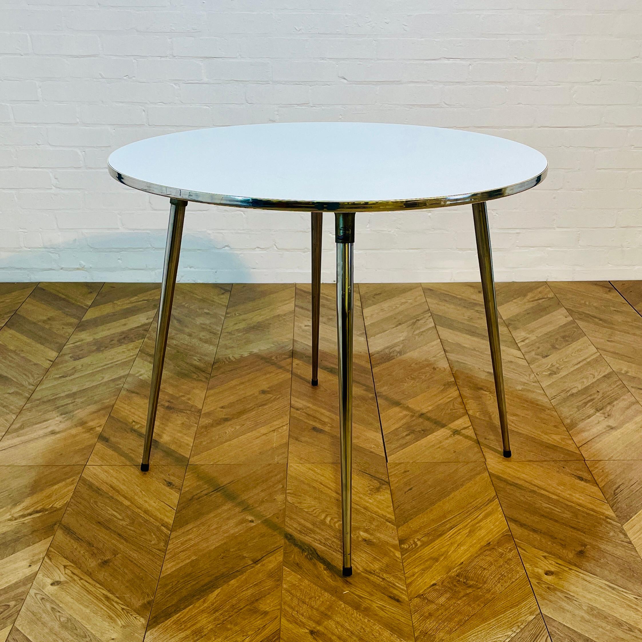 Vintage Space-Saving Dining Table by Hille International, 1970s For Sale 2