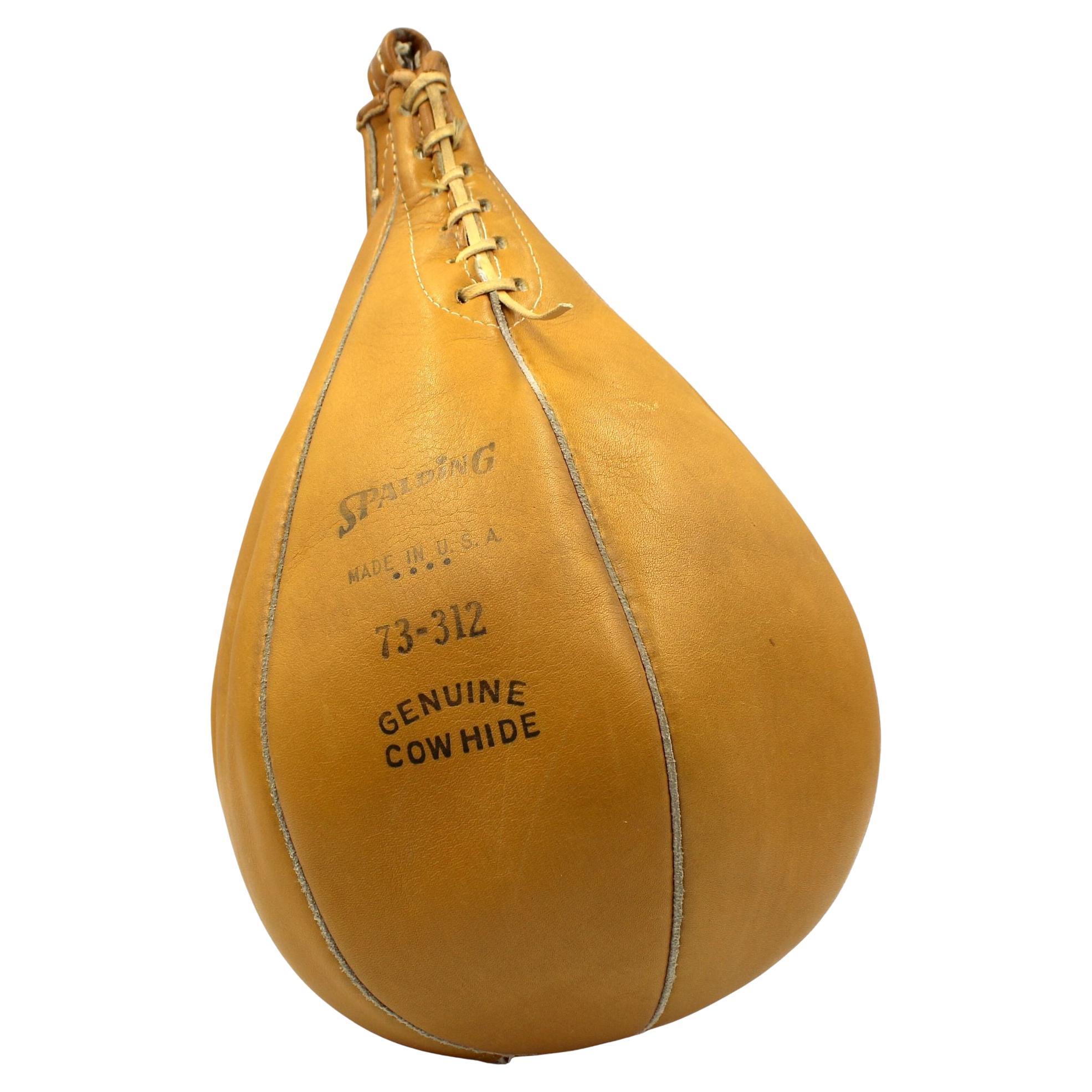 1930s American Leather Boxing Punching Bag at 1stDibs