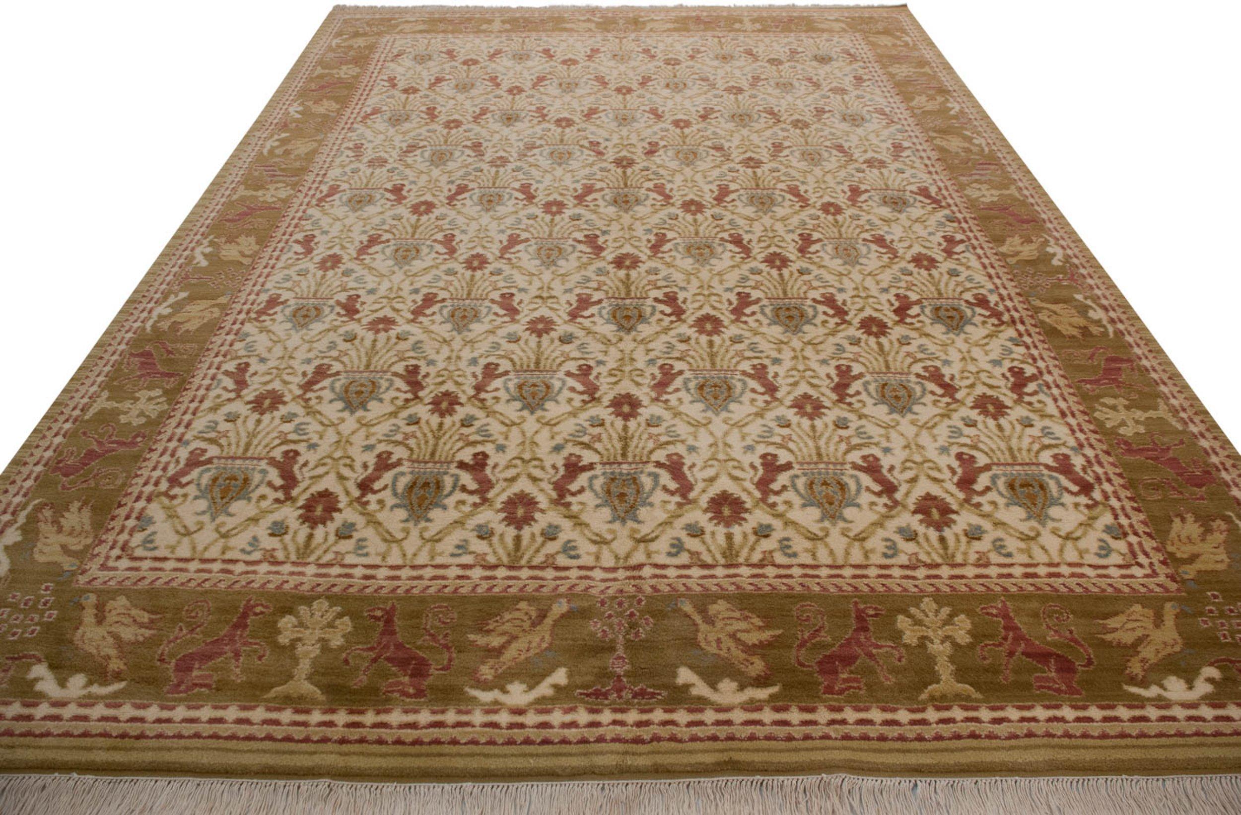 Other Vintage Spanish Alcaraz Design Carpet For Sale