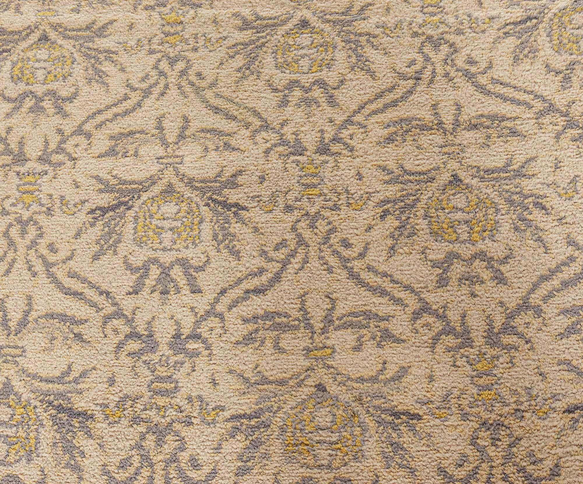 Spanischer Vintage-Teppich (Handgeknüpft) im Angebot