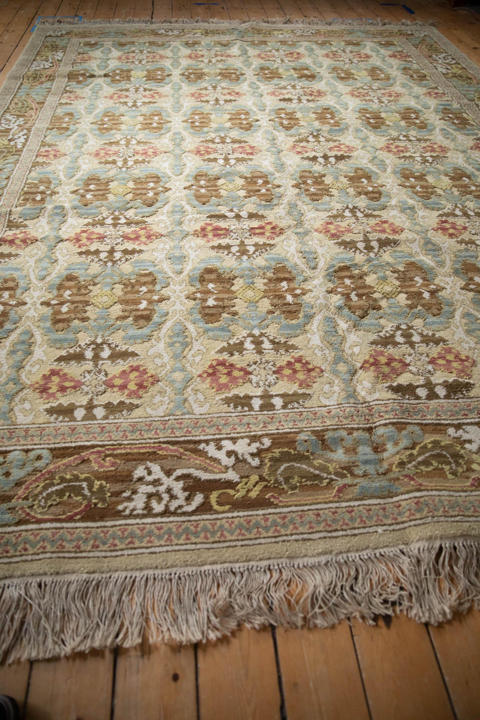 Vintage Spanish Arts And Crafts Design Carpet For Sale 2