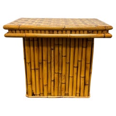 Vintage Bamboo End Table